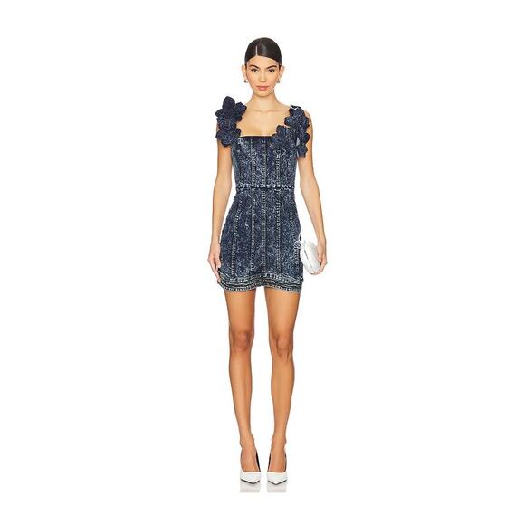Elliatt Dresses & Skirts - NEW‎ NWT Elliatt Camila Denim Mini Dress Blue Size Medium